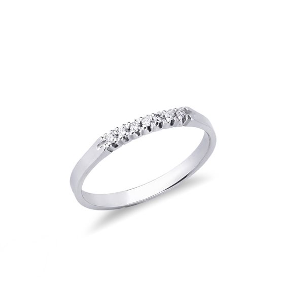 Anneau Promesse Femme in Or Diamante 0.16 Ct AN410016 - AN410016